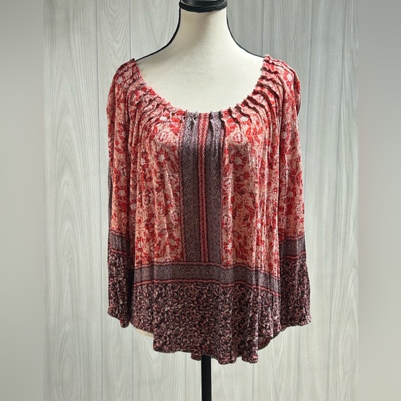 Lucky Brand peasant top size medium - Picture 1 of 12